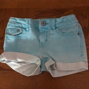 Blue girls denim shorts size 7
